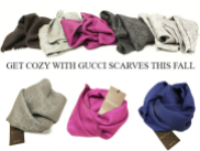 Gucci scarves at Queen Bee of Beverly Hills