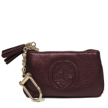 Gucci Soho Keychain wallet at Queen Bee of Beverly Hills